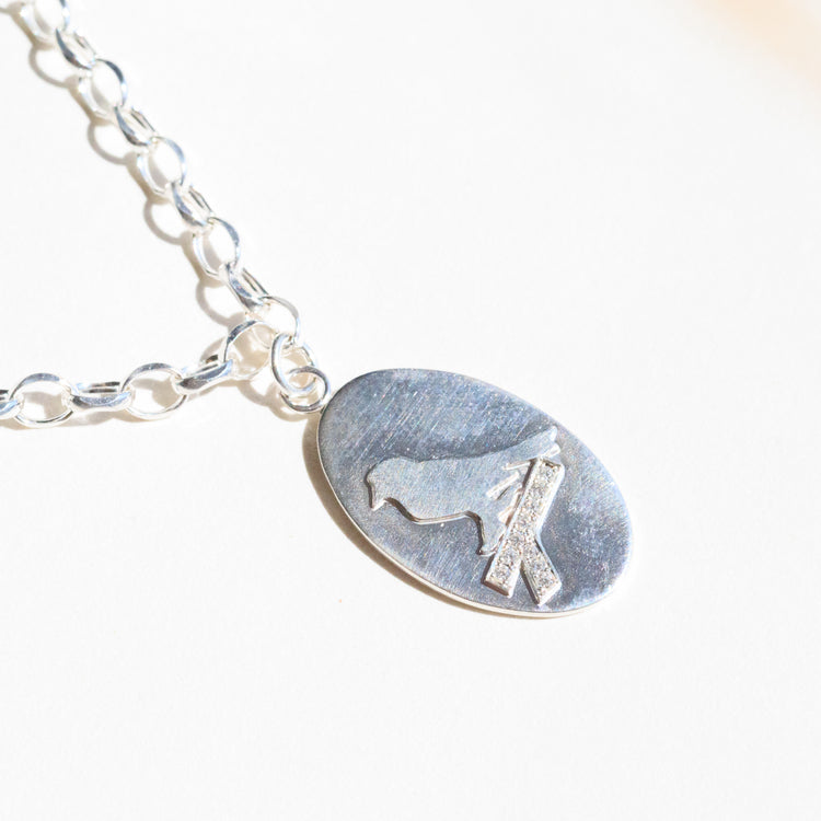Goldfinch Medallion Necklace