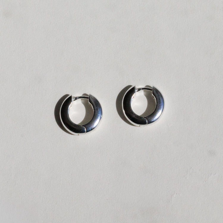 Marble Hoop Earrings