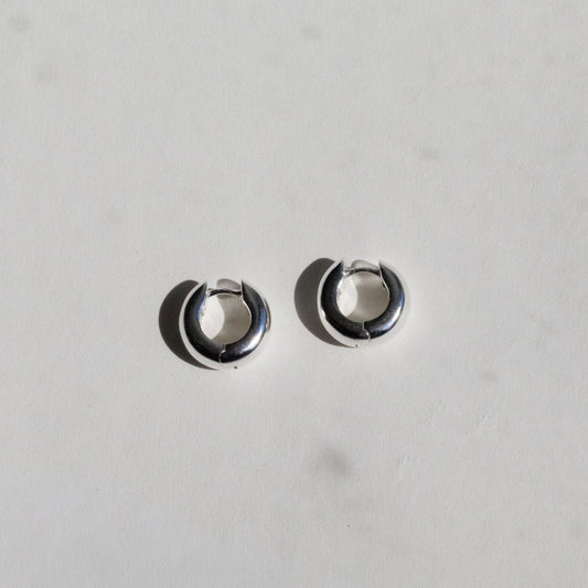Pebble Hoop Earrings