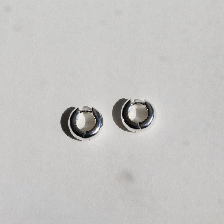 Pebble Hoop Earrings