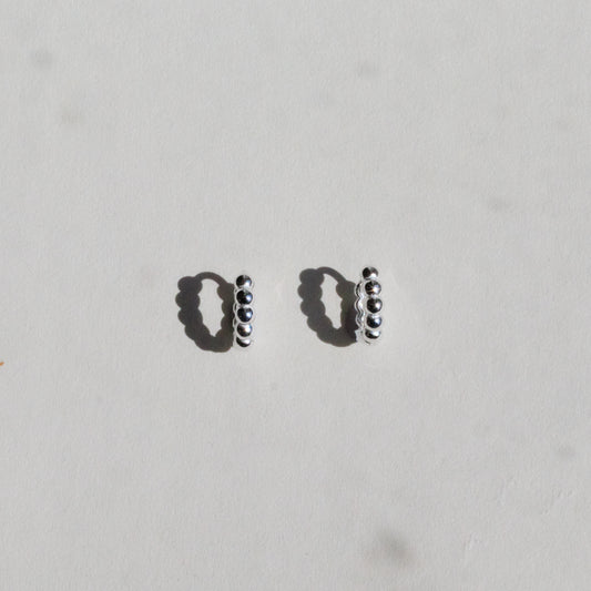 Seeded Hoop Earrings