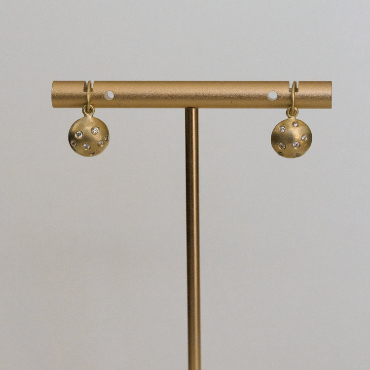 Speckled Drop Earrings