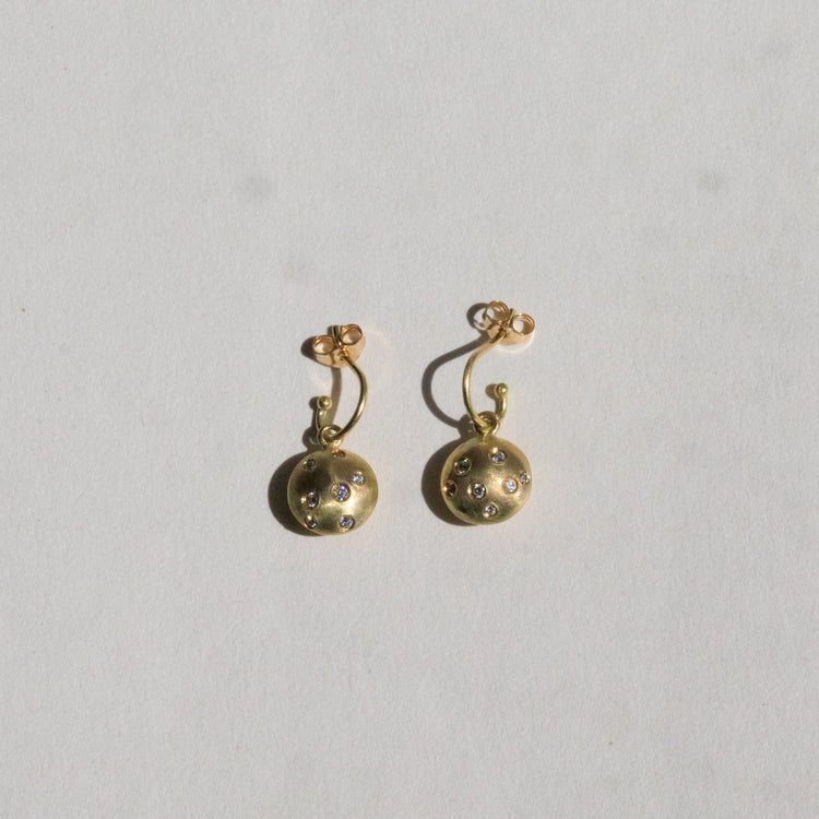Speckled Drop Earrings