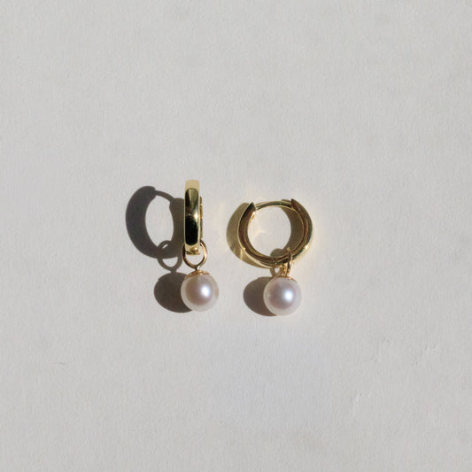 Taffeta Hoop Earrings