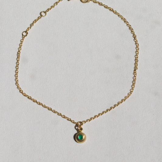 Emerald Dot Bracelet