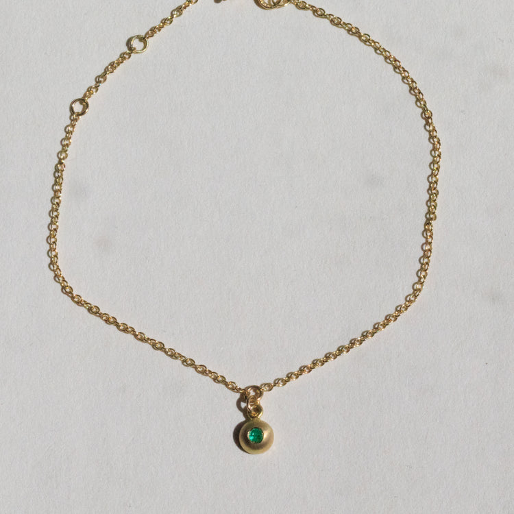 Emerald Dot Bracelet
