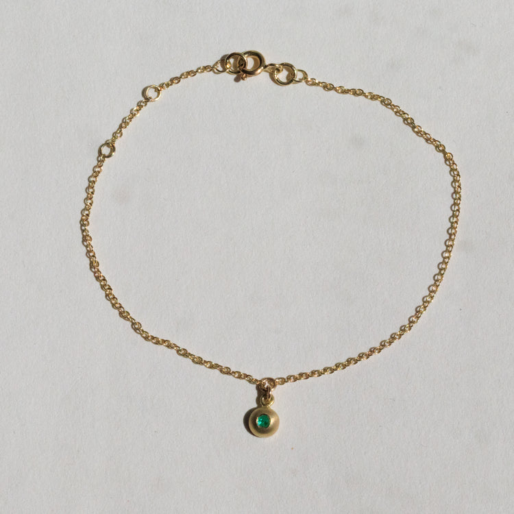 Emerald Dot Bracelet