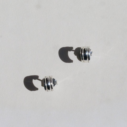 Fluted Huggie Earrings
