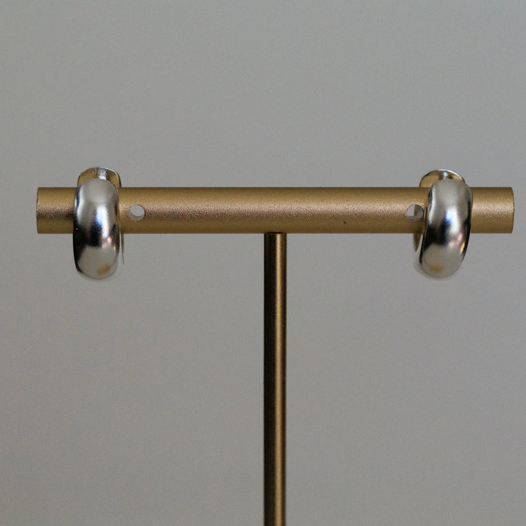 Pebble Hoop Earrings