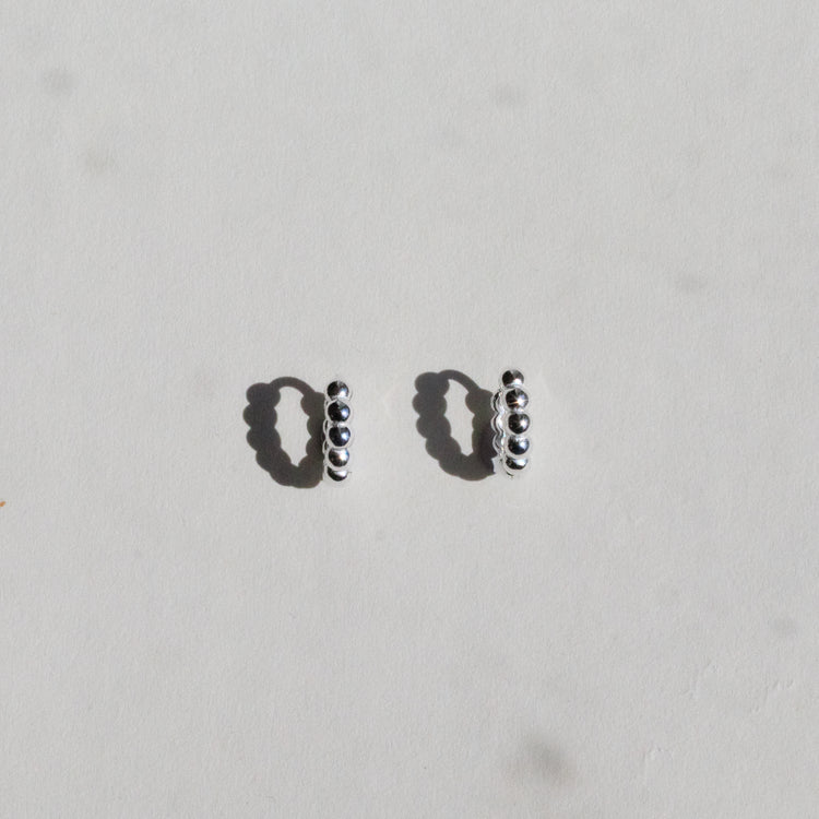 Seeded Hoop Earrings