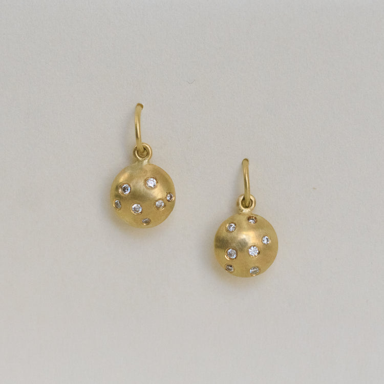 Speckled Drop Earrings