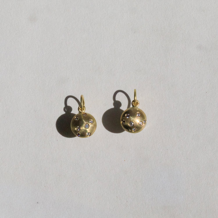 Speckled Drop Earrings