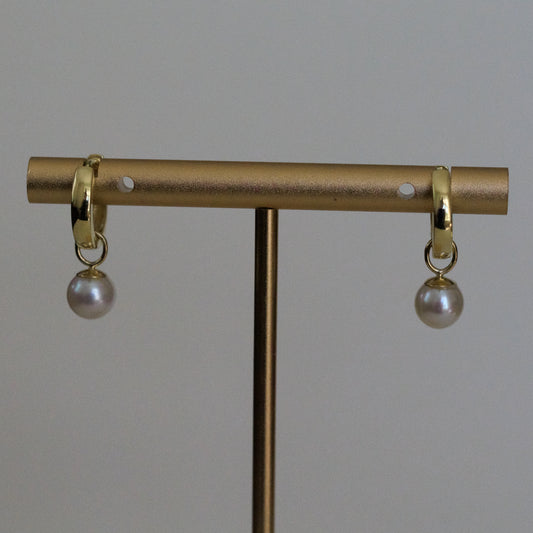 Taffeta Hoop Earrings