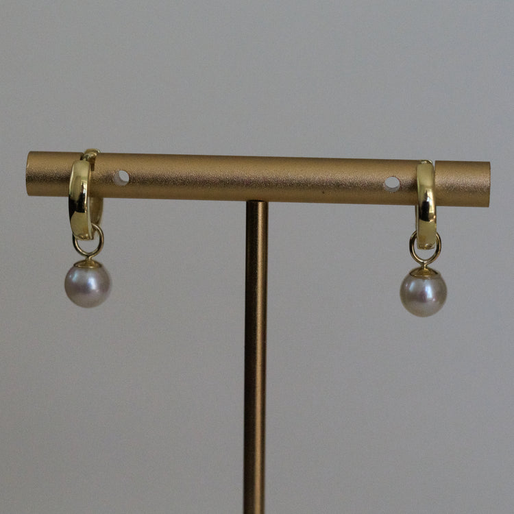 Taffeta Hoop Earrings