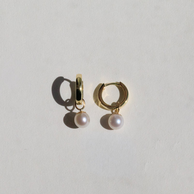 Taffeta Hoop Earrings