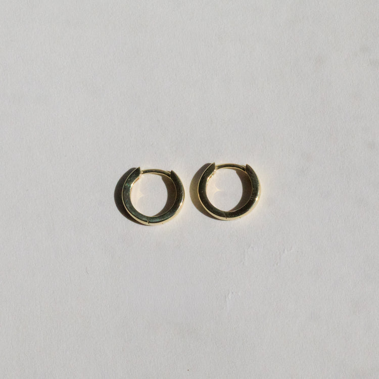 Taffeta Hoop Earrings