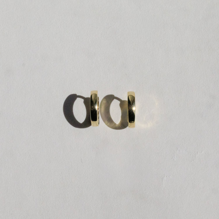 Taffeta Hoop Earrings