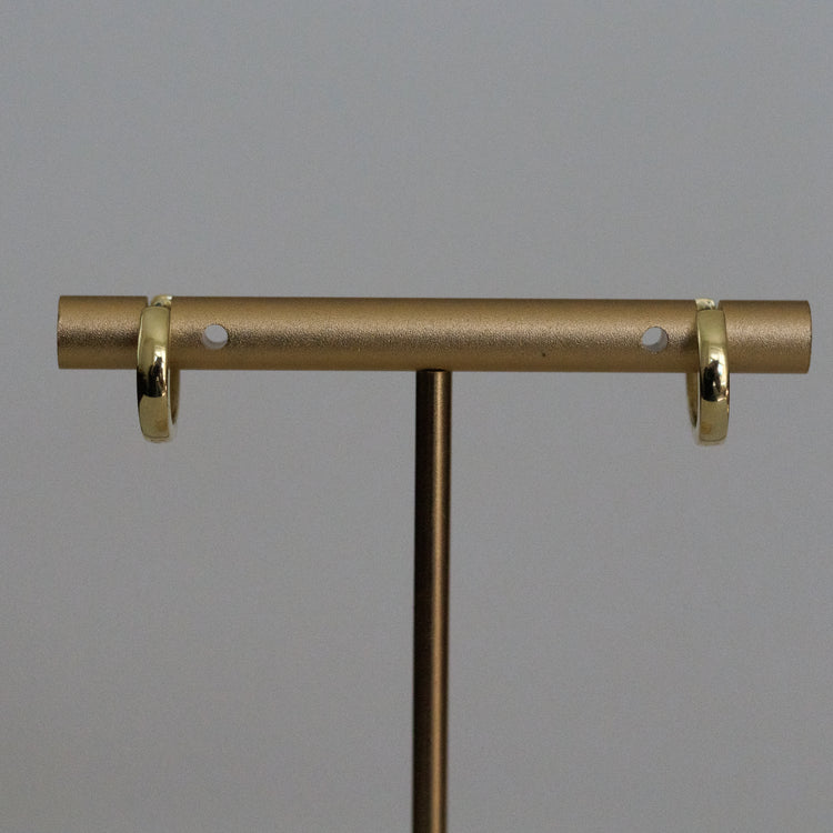Taffeta Hoop Earrings